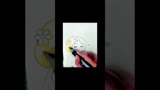 Rapunzel & Pascal 💛🦎 | Cute & Simple Drawing for Beginners