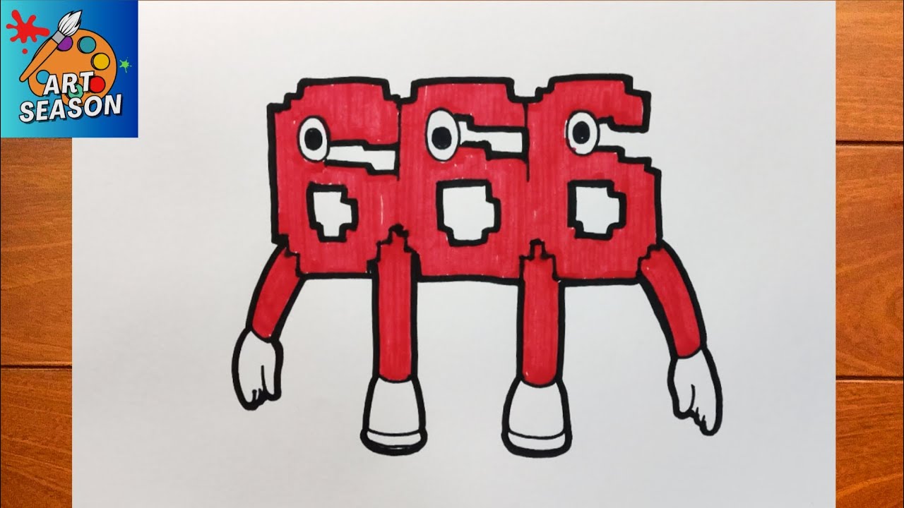Drawing Using 666 How to Draw 666 Steal a Brainrot Roblox - YouTube