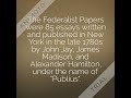 The federalist papers project review