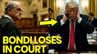 Trump FURIOUS after Bondi Dealt Humiliating Loss in Court