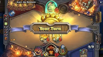 Hearthstone - Kobolds & Catacombs - Warrior vs Azari, the Devourer - 1-19-18