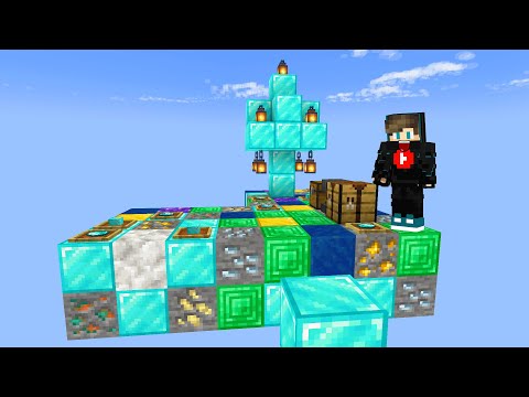 ماين كرافت جزيرة الموارد الجديدة سكاي كرافت 8