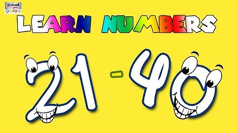 Learn to Count Numbers 21 to 40 | Fun Learning Collection For Beginners | Basic Maths #catrackkidstv