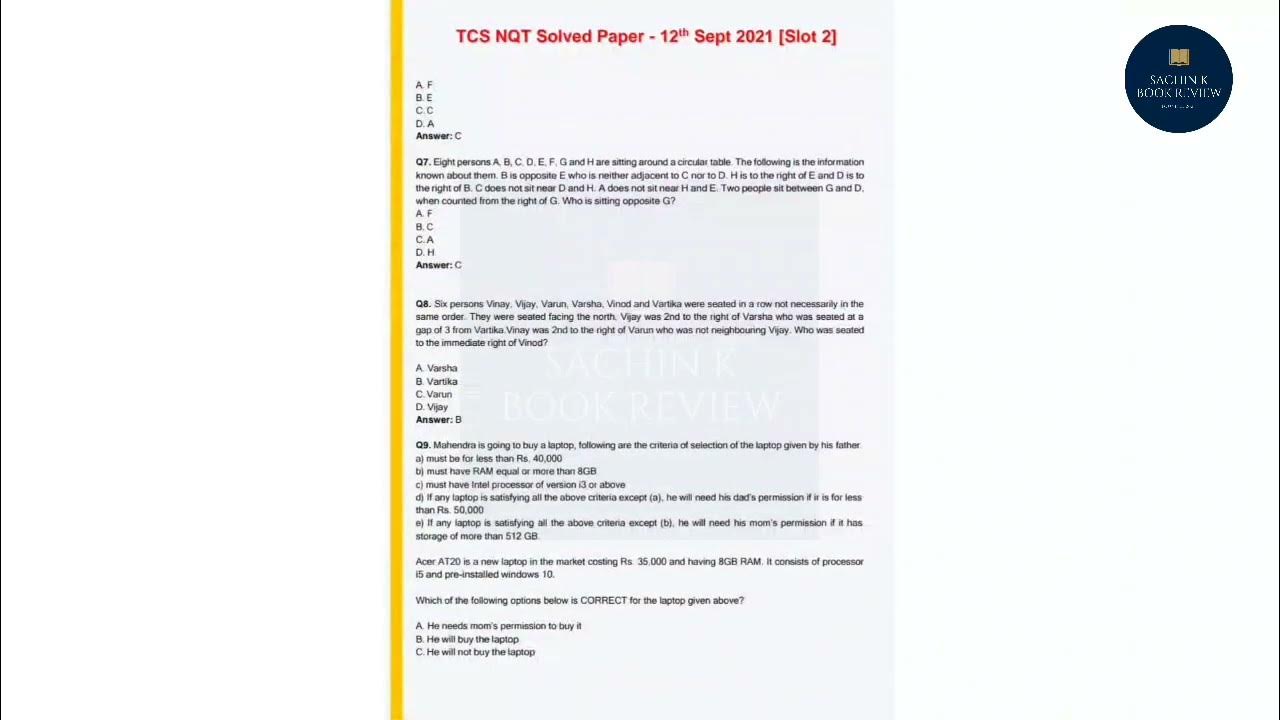tcs-exam-paper-with-solution-2021-tcs-exam-questions-and-answers-pdf