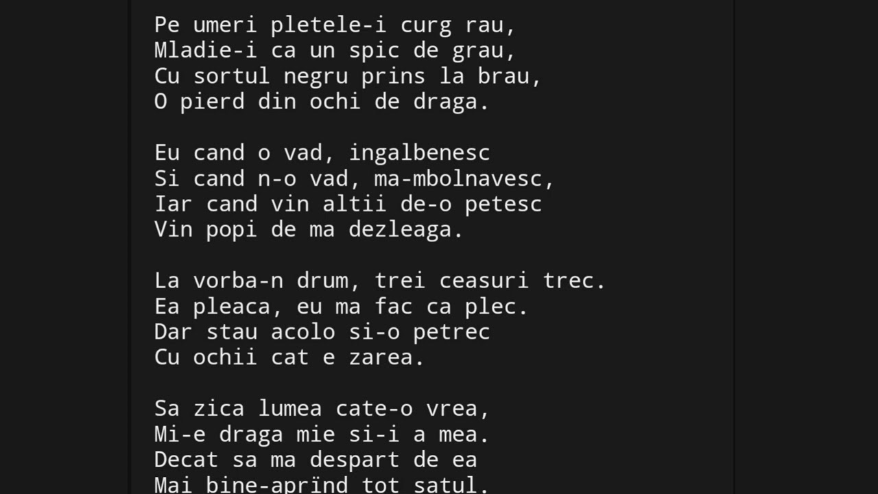 talisman - numai una ( pe umeri pletele-i curg rau) karaoke/instrumental