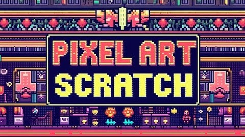 Creating Pixel Art in Scratch 3.0 👾🎨 | Make Your Own Retro Game Sprites