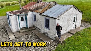 Irish Derelict Cottage Restoration || Repairing 40 Years Of Neglect Begins