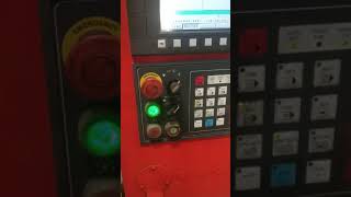 how to restart the program in fanuc control while going current