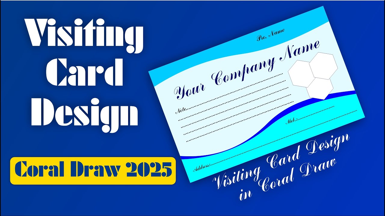 Doctor Visiting Card Design In CorelDRAW 2025 – Step By Step Guide1 | Visiting Card