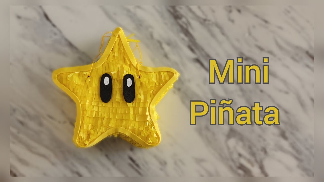 How To Make A Super Mario Star Pinata 