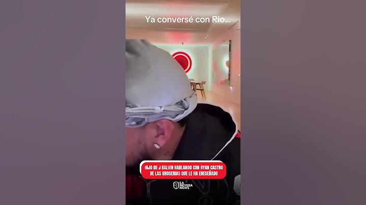 Ryan Castro hablando de las supuestas groserias que le ha enseñado al hijo de J Balvin 👀