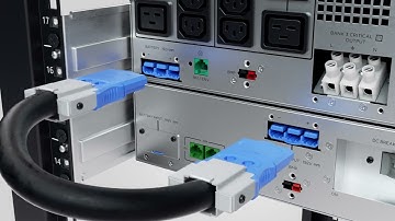 CyberPower Online High Density UPS 4U Incl  EBM for 4 Post Rack Product Installation Tutorial