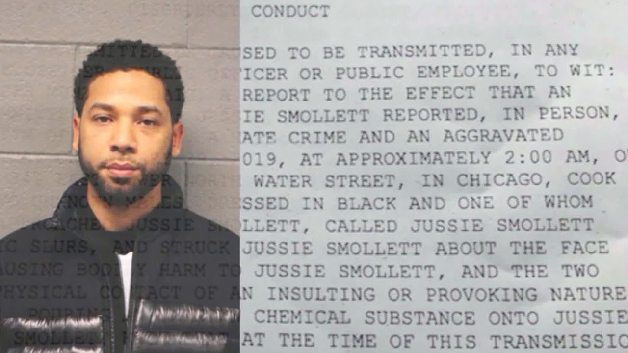 newspaper mockup Jussie Smollett indicted on 16 felony counts by grand jury