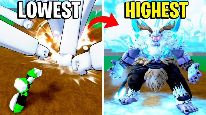 Ranking Weakest To Strongest Fruit Attacks in Blox Fruits!