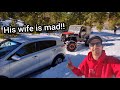 Valentine&#39;s day off road fail.  Somebody&#39;s in trouble!