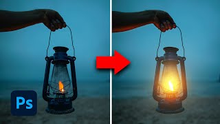 Crea una luz y brillo e ilumina objetos en PHOTOSHOP | Alain Perdomo