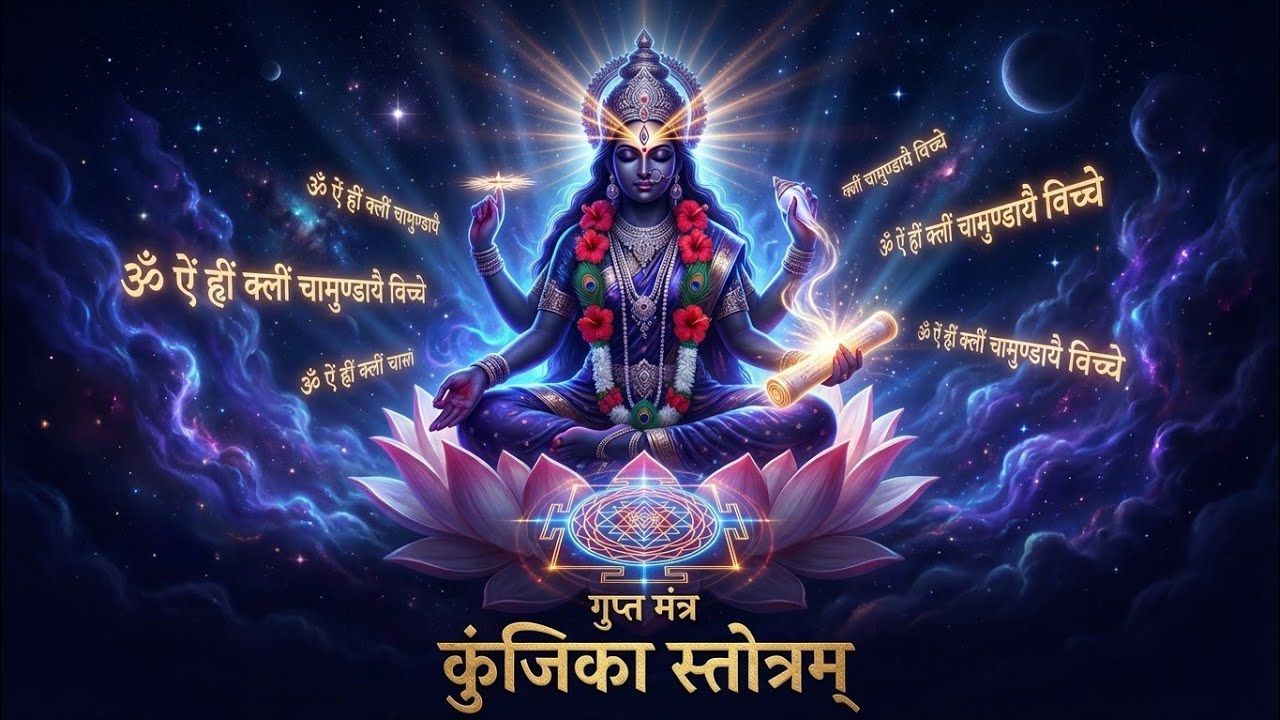 Kunjika Stotram कुंजिका स्तोत्रम | Traditional version | Secret Durga Maa Mantra