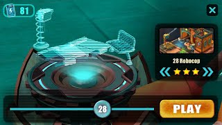 Tiny Robots Recharged Level 28 || Robocop || Walkthrough Solution.