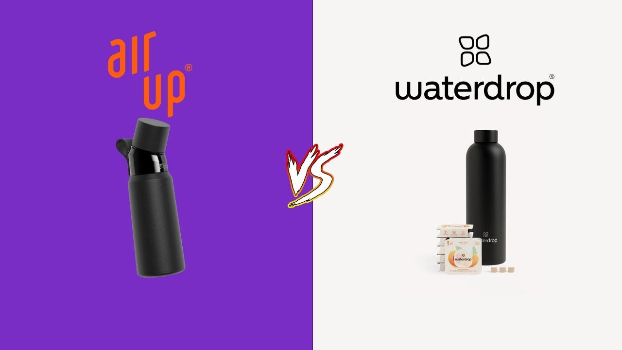 Air Up vs Waterdrop. Mon comparatif des 2 concepts d’hydratation venue d’Allemagne.