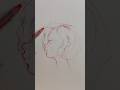 How to draw anime face #manga #anime #shorts