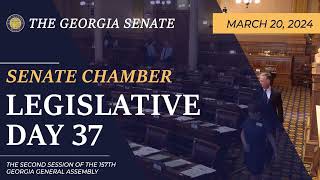 Legislative Day 37 | 2024 Session | 3/20/2024 (pt. 1)