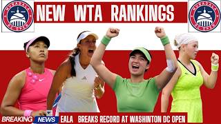 Alex Eala Makes HISTORY at Mubadala DC Open | WTA Rankings SHAKEN, Naomi Osaka CRASH  OUT!