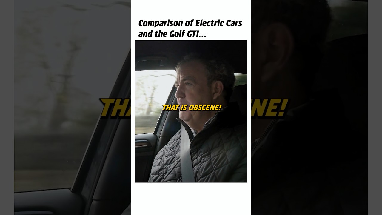 Comparison of electric cars and the Golf GTI…😏