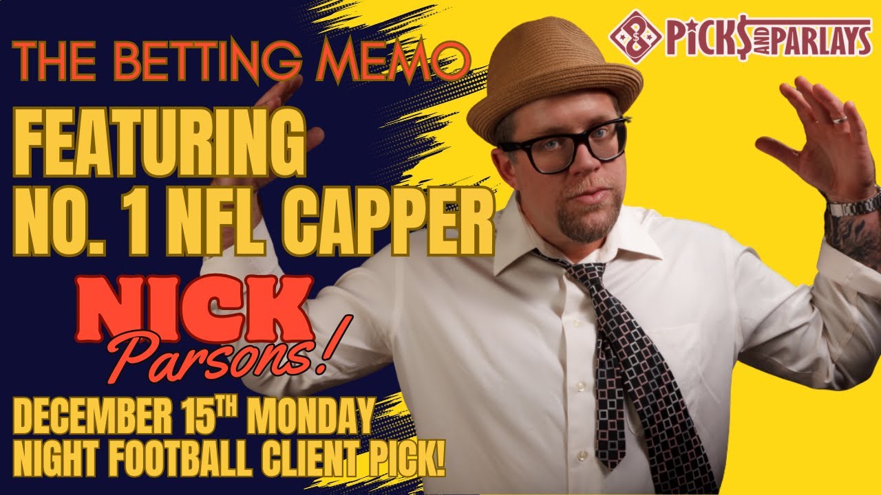 Monday Night Football Dolphins vs Steelers BEST Bets! | The Betting Memo 12/15/25