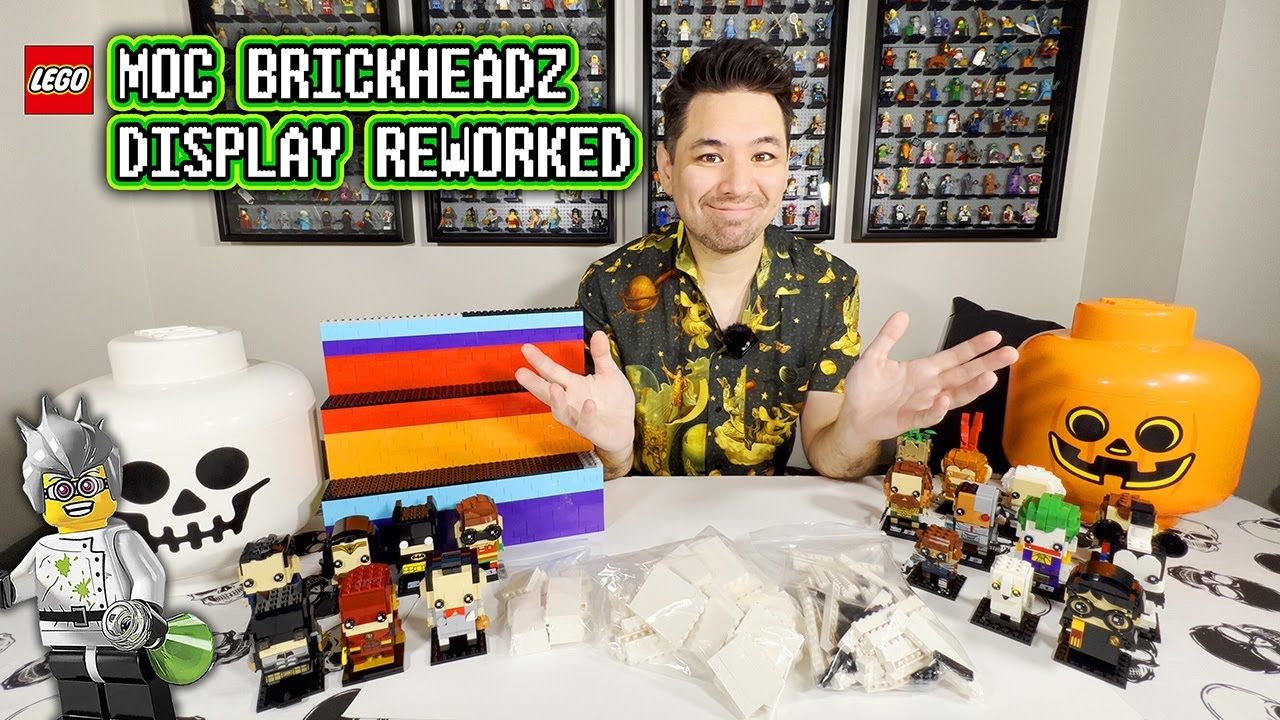 LEGO MOC Brickheadz Display Reworked | Dr. Brickenstein - YouTube