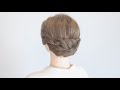 [Updo Hairstyles]Rope Braided Hairstyle