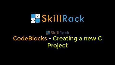 CodeBlocks - Creating a new C Project