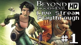 Beyond Good & Evil HD - Live Stream Playthrough #1 (Blind)