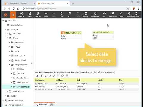 Create A Merge Join V2018 2023 StyleBI