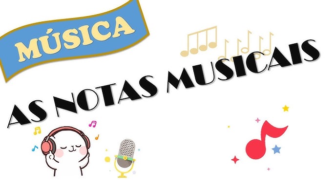 Notas musicais para piano  Notas musicais, Atividades de educação