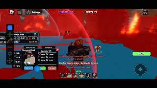 AFK HELL CITY ACT 1 ON MOBILE FIRST TRY | Roblox Anime Last Stand