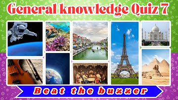 General Knowledge Quiz 7| Beat the buzzer #quiz #generalknowledge #trivia #gk #buzzer