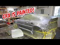 1989 CRX Rescue Part 19 - DIY Garage Paint Job!