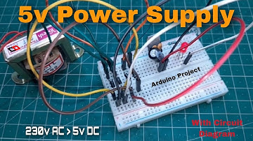 How To Make 5v Power Supply For Arduino Project Using 7805 IC @CREATIVEDIY5