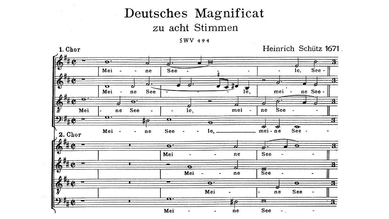 Schütz: Deutsches Magnificat: 