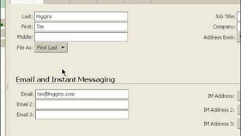 4 of 8: Zimbra - Address Book