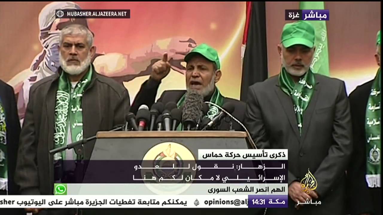 القيادي محمود الزهار:  نقول للعدو الإسرائيلي لا مكان لكم هنا