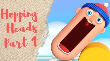 Hopping Heads - Gameplay Walkthrough - Level Part 1 (IOS, Android) #funnygamestop