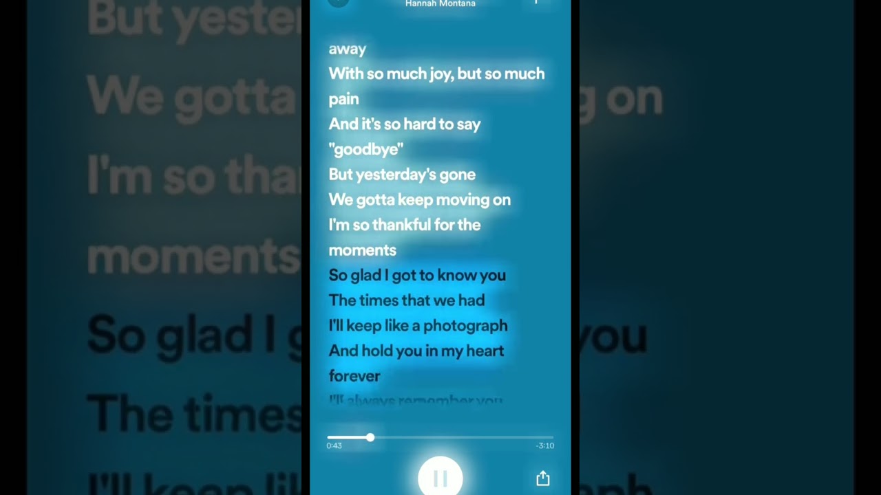 Watch I'll Always Remember - Hannah Montana #lyrics on YouTube Watch I'll Always Remember - Hannah Montana #lyrics on YouTube