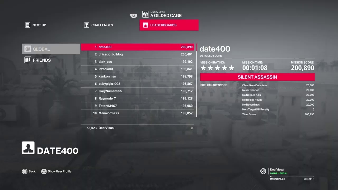 DeafVisual's Live Hitman 2