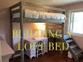 Ana white  loft bed construction diy
