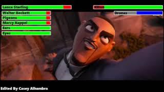 Spies in Disguise (2019) Final Battle with healthbars 2/2