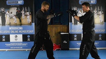 Sparring - setting up the axe kick