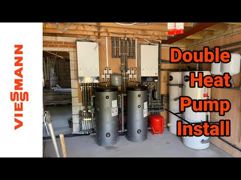 How to fit a heatpump. Viessmann Vitocal 150a install - YouTube