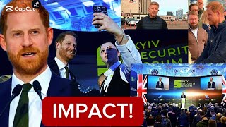 CHRIS SHIP DROPPED THE WORDS : PRINCE HARRY IN KYIV - GENEROUS APPLAUSE CUT HIM OFF