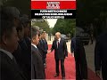 Russian President Putin Meets Chinese Delegation In Beijing Ahead Of Talks With Xi #shorts